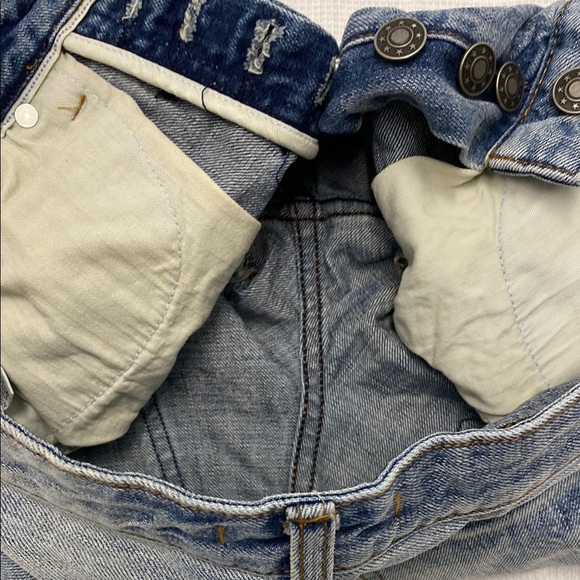 Free People Light Blue Jean Micro Shorts - Picture 9 of 9